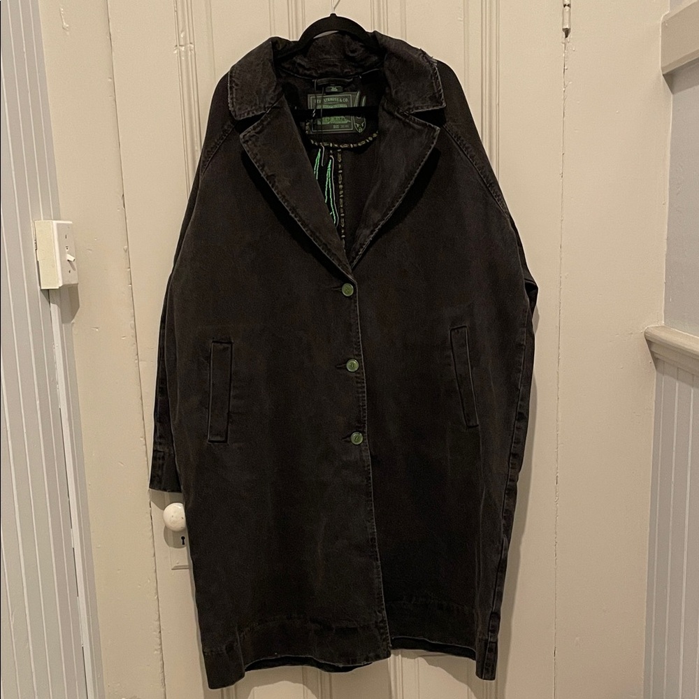 Levi’s x Barbie Ferreira Long Dress Coat